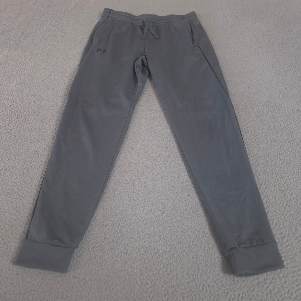 Under Armour Sweatpants Boys YXL Grey Pennant 2.0 Tapered Leg Polyester Joggers